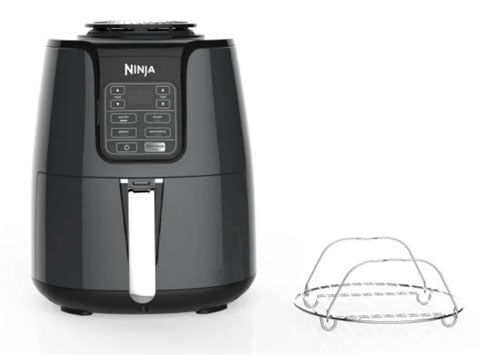 NINJA AF101C, Air Fryer, 3.8L Less Oil Electric Air Frying